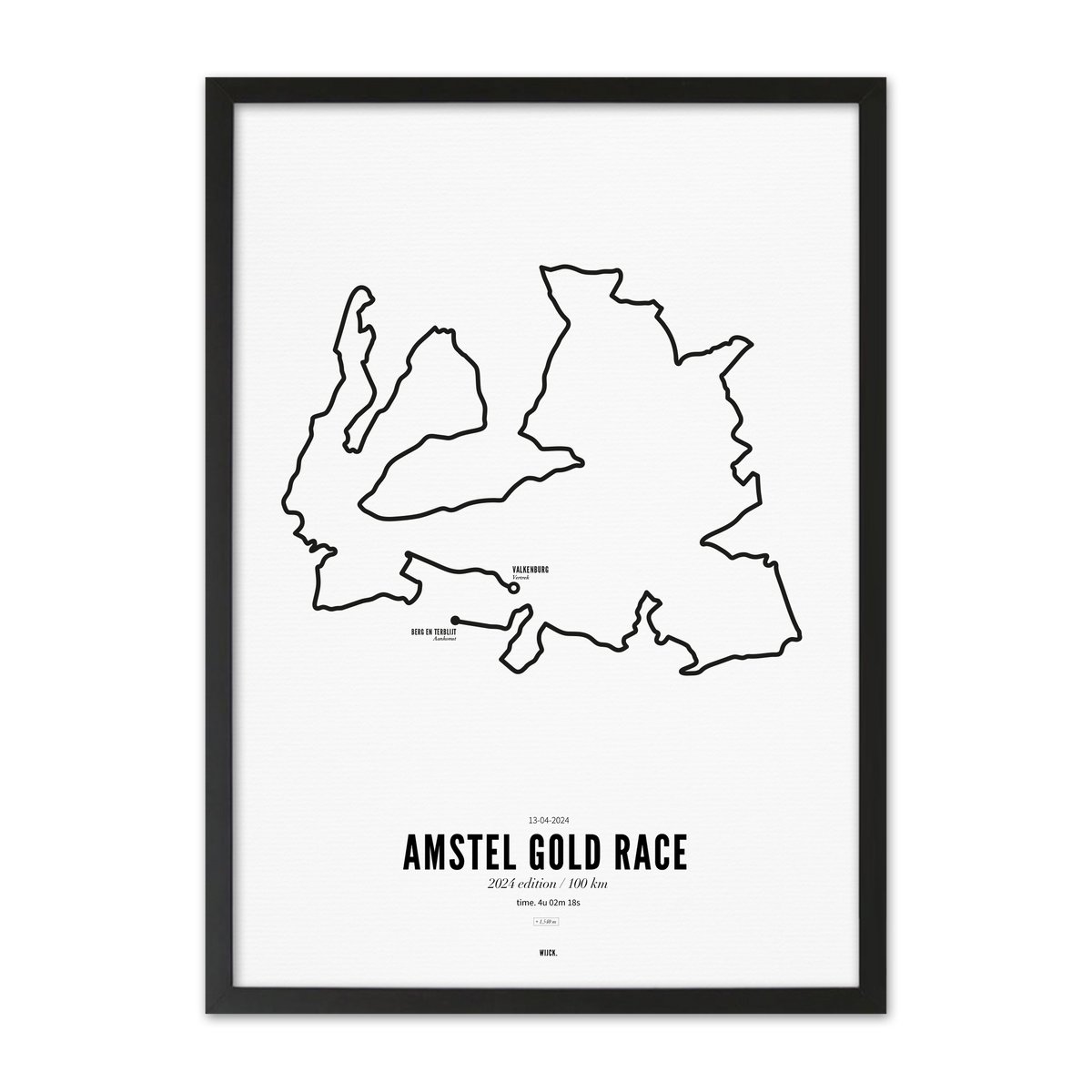 Affiches de Amstel Gold Race 2024 - 100km | WIJCK.